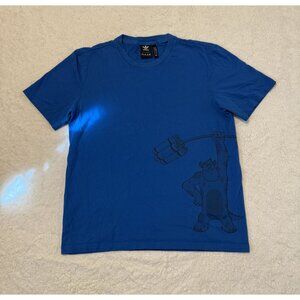 Adidas X Disney Pixar Monters Inc Sulley Men's Short Sleeve T Shirt Sz: M Blue